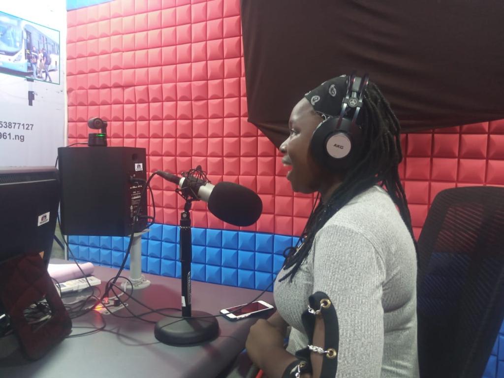 Live on Lagos traffic Radio 96.1fm discussing “Girls in ICT Day